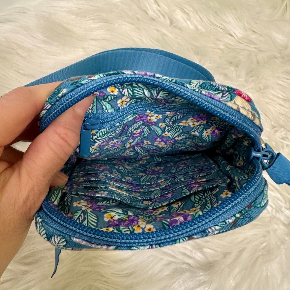 Vera Bradley RFID Mini Hipster Crossbody Bag Hanging Around Sloth Travel - Picture 7 of 14